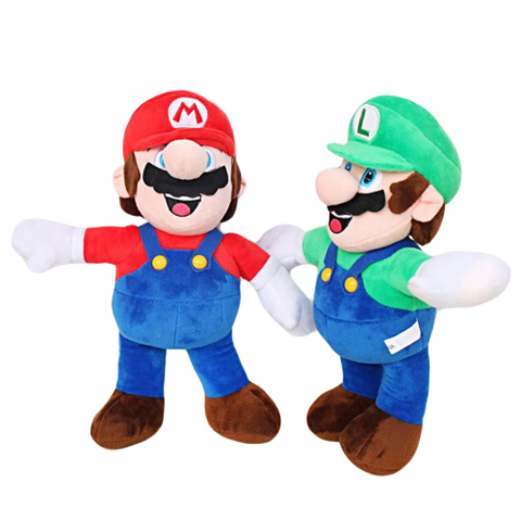 Super Mario Bros Muñeco de Peluche Mario & Luigi 40 cm
