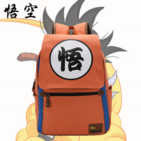 Dragon Ball Z Goku Cartoon Fashion Backpack Bag